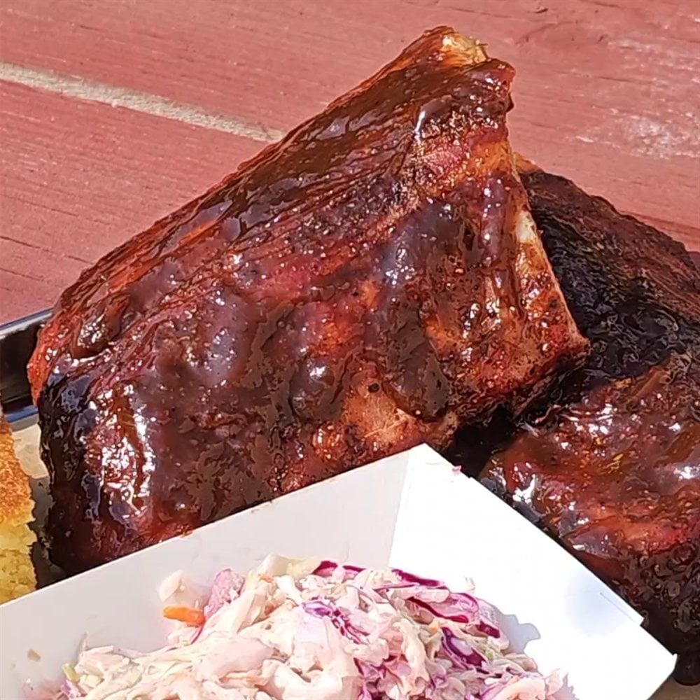 Slow-Smoked Baby Back Ribs Platter — Eager Beaver BBQ