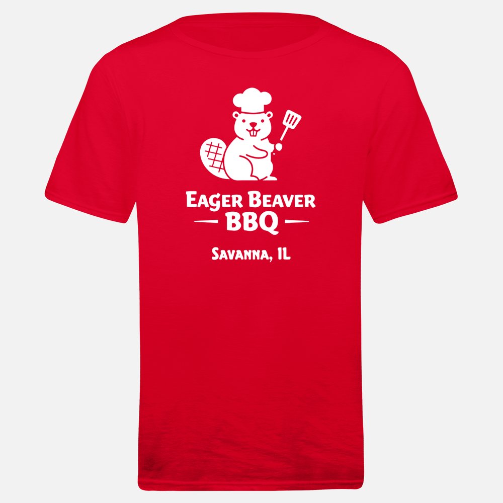 Eager Beaver BBQ T-Shirt — Elizabeth IL
